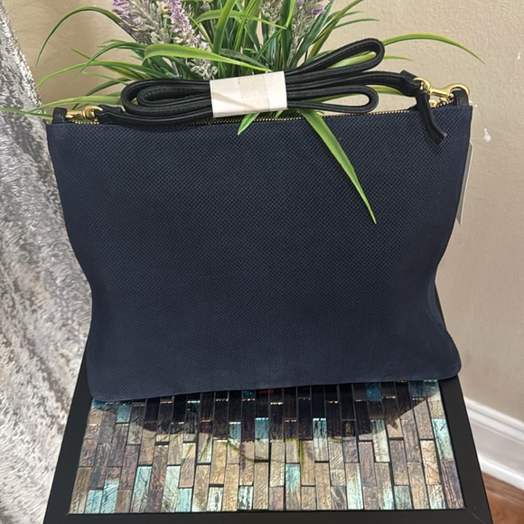 Clare V . sac Bretella Pertorated Suede Crossbody bag - Picture 15 of 16